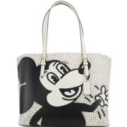 Mickey Mouse X Keith Haring Mollie Stor Skinn Skulderveske