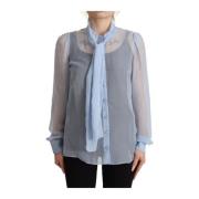 Silke Ascot Krage Bluse