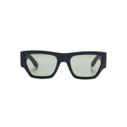 Marineblå firkantede solbriller