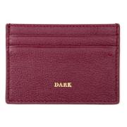 Leather Card Holder Maroon