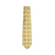 Pre-owned Grønn silke Versace slips