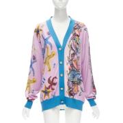 Pre-owned Rosa silke Versace Cardigan