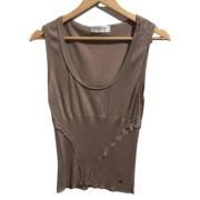 Pre-owned Beige Fabric Givenchy Top