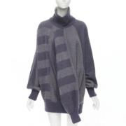 Pre-owned Lilla ull Issey Miyake kjole