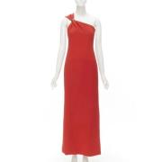 Pre-owned Rød silke Versace kjole
