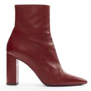 Pre-owned Rødt skinn Saint Laurent støvler