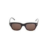Pre-owned Brown Acetate Tom Ford solbriller