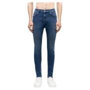 Slim-fit Mid Rise Tapered Leg Jeans