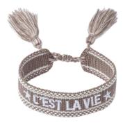 Woven Friendship Bracelet - Cest La Vie Taupe