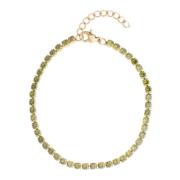 Tennis Chain Bracelet 3 MM Olive