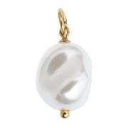 Elegant Pearl Charm Necklace