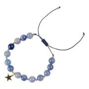 Stone Bead Bracelet 8 MM Blue MIX