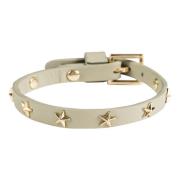 Leather Star Stud Bracelet Mini Faded Army