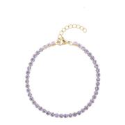 Tennis Chain Bracelet 3 MM Lavendel