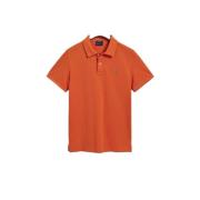 Oransje Piquet T-skjorte