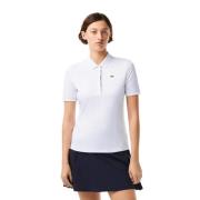 Hvit Stretch Golf Poloskjorte for Kvinner