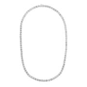 no color Orelia Tennis Necklace Silver Jewelry
