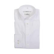 Hvit Ferrari-Soft Stretch Skjorte, Slim Fit LS Skjorter