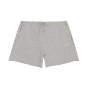 Grey Ganni Light Isoli Drawstring Shorts Shorts