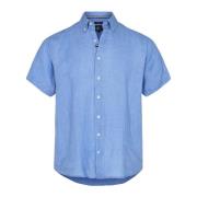 Lyseblå Signal Benito Linen Blue Wind Shirt