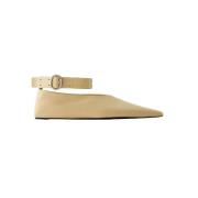 Beige Leather Jil Sander Leiligheter