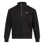 Logo Half Zip Sweatshirt - Svart