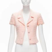 Pre-owned Rosa nylon Chanel jakke