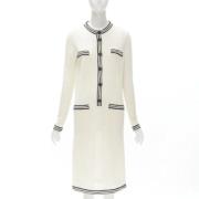 Pre-owned Beige Silk Chanel kjole