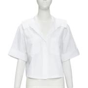 Pre-owned Hvit bomull Chanel skjorte