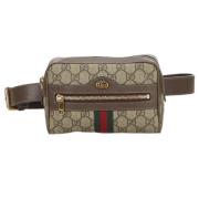 Pre-owned Beige lerret Gucci Ophidia