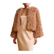 Oversized Faux Fur Jakke