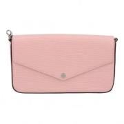 Pre-owned Rosa skinn Louis Vuitton Felicie Clutch