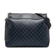 Pre-owned Navy Canvas Louis Vuitton Messenger