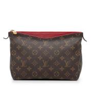 Pre-owned Brunt lerret Louis Vuitton Pallas