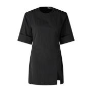 Black Oval Square Oscover Dress Kjole Og Skjørt