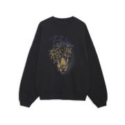 Leopardmønstret Sweatshirt