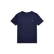 Custom Slim Fit Soft Cotton T-Shirt i Refined Navy