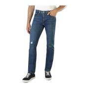 Slim Fit Jeans med glidelås