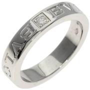 Pre-owned Solv Hvitt Gull Bvlgari Ring