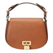 Lauren Cognac Medium Crossbody Veske