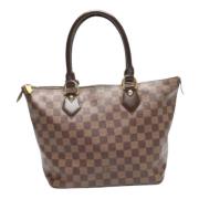 Pre-owned Brunt lerret Louis Vuitton Saleya