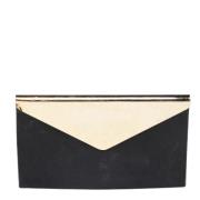 Pre-owned Svart semsket skinn Jimmy Choo Clutch