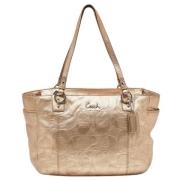 Pre-owned Gull Laer Coach Tote