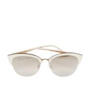 Pre-owned Hvite Acetate Dior solbriller