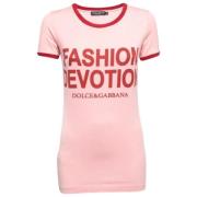 Pre-owned Rosa bomull Dolce & Gabbana Top