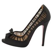 Pre-owned Svart stoff Christian Louboutin haeler