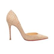 Pre-owned Beige skinn Christian Louboutin haeler