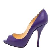 Pre-owned Lilla skinn Christian Louboutin haeler