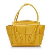 Pre-owned Gult skinn Bottega Veneta veske