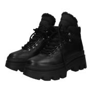 Sort Blackstone Saga Leather Boots Sko